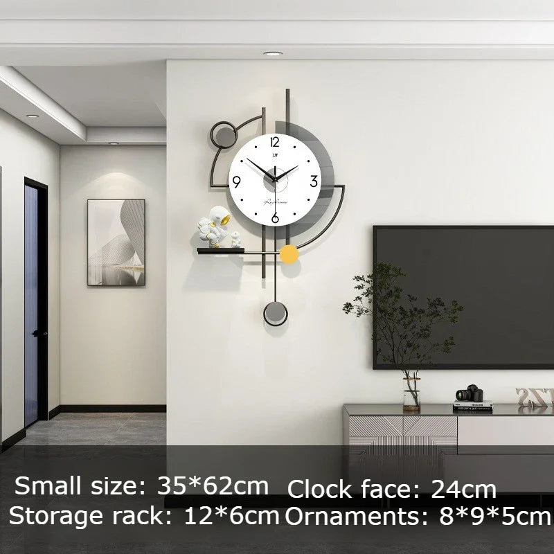 Modern Large Wall Clocks Silent Luxury Aesthetic Unique Clock Wall Art Elegant Stylish Clocks Living Room Watches Decoration